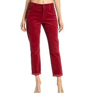 KANCAN CORDUROY RED CROP JEANS 9/28